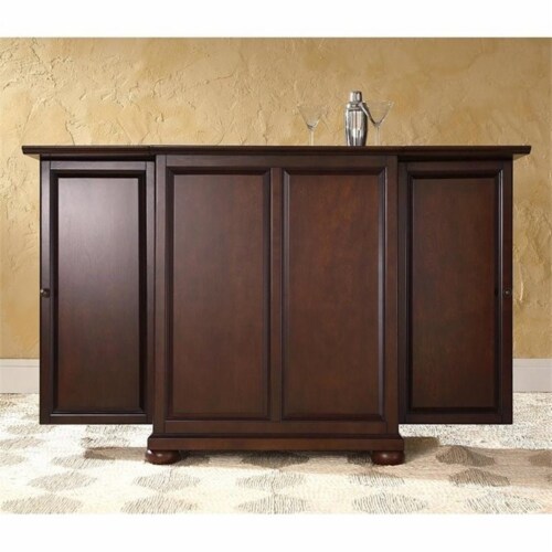 Alexandria Expandable Home Bar Cabinet in Vintage Mahogany Crosley 1 Fry s Food Stores