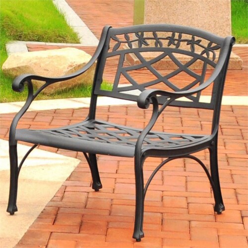 Sedona Club Chair-Black Perspective: back