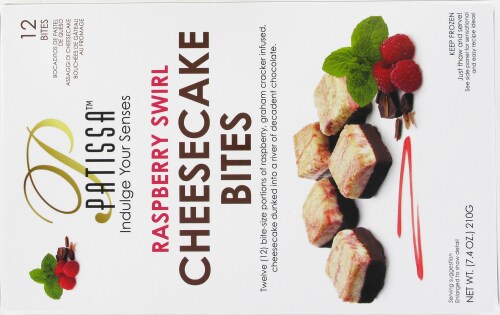 Patissa Raspberry Cheesecake Bites Perspective: back