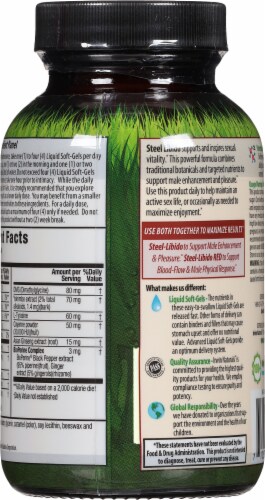 Irwin Naturals® Steel-Libido® Supplement Perspective: back