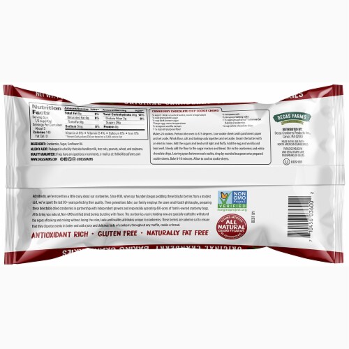 Paradise Meadows™ Julienne Dried Cranberries Perspective: back