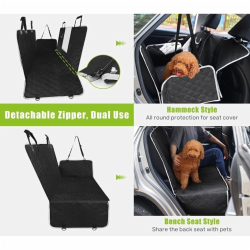 Dog Car Seat Cover, Back Seat Cover For Dogs Pet Car Seat Protector  Waterproof Bench Car Seat Cover