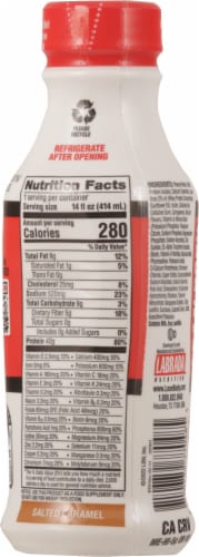 Lean Body® Ready to Drink Salted Caramel Protein Shake Perspective: back