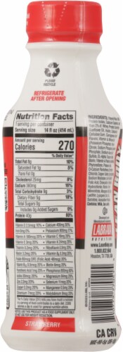 Lean Body® Strawberry Protein Shake Perspective: back