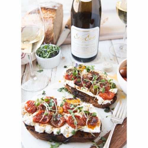 Sea Sun California Chardonnay White Wine Perspective: back