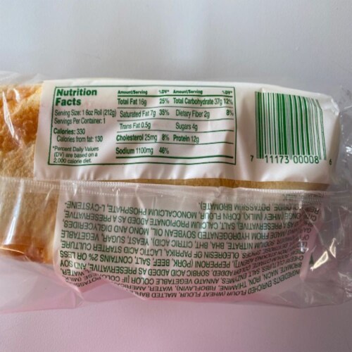 Abruzzino Pepperoni Rolls with Cheese Perspective: back