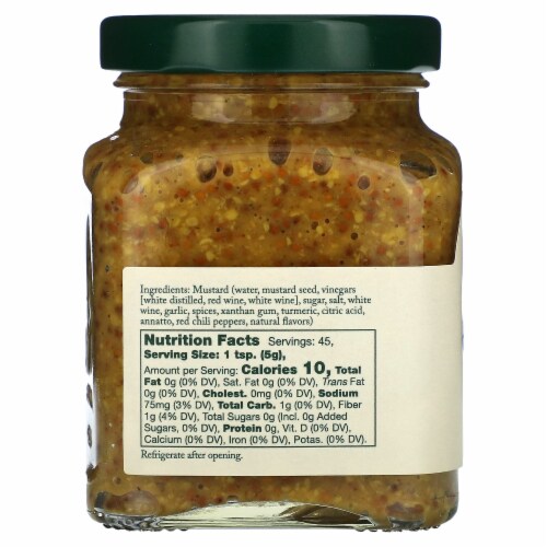 Stonewall Kitchen Traditional Pub Mustard Perspective: back