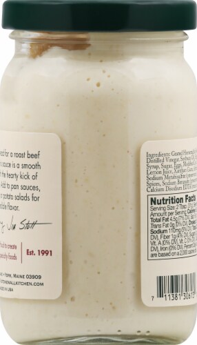 Stonewall Kitchen Horseradish Cream Sauce Perspective: back