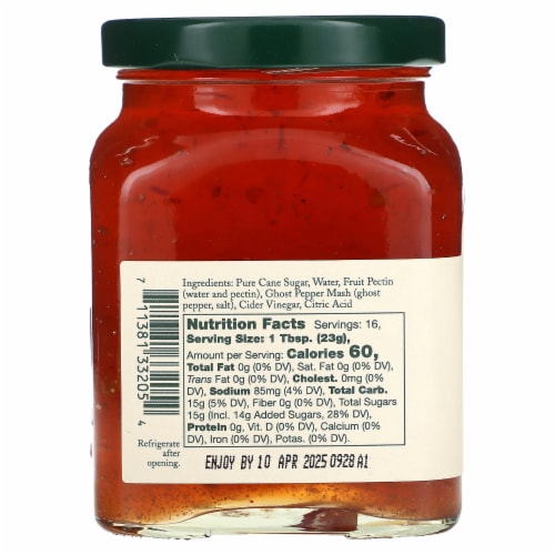 Stonewall kitchen ghost pepper jelly wicked hot 13 oz 369 g 13 oz