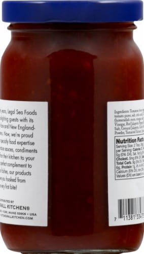 Legal Sea Foods Spicy Cocktail Sauce Perspective: back