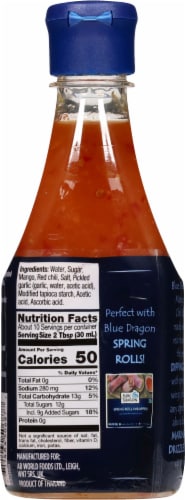 Blue Dragon® Thai Mango Sweet Chili Sauce Perspective: back