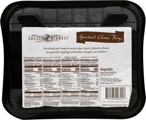 Great Midwest® Gourmet Cheese Tray Perspective: back