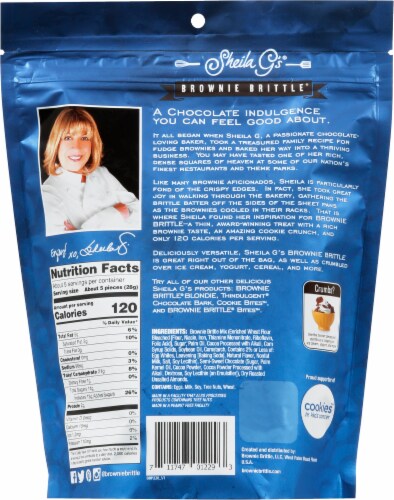 5oz Sheila G's Chocolate Almond Brownie Brtl Perspective: back