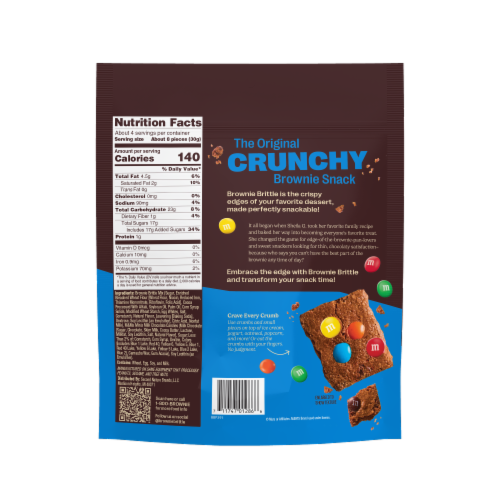 Sheila G's® M&M's® Minis Brownie Brittle® Perspective: back