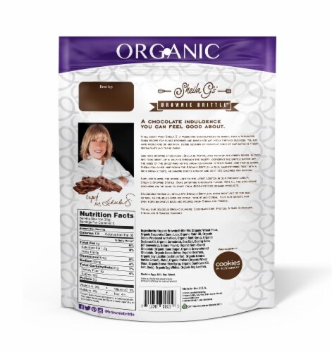 Sheila G's Pretzel & Dark Chocolate Brownie Brittle Perspective: back