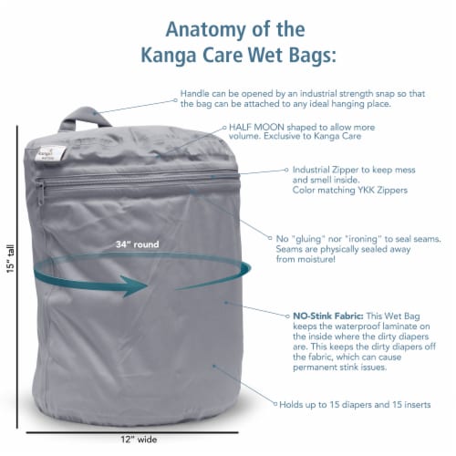 Kanga Care Wet Bag - Billy Perspective: back