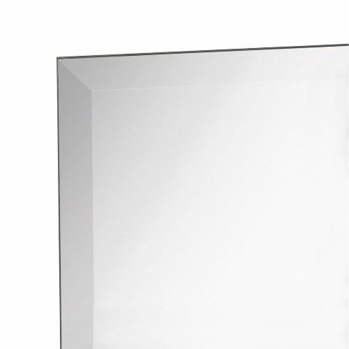 Hamilton Hills 24x24 Frameless Rectangular Mirror Polished Glass Core