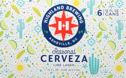 Highland Brewing Seasonal Berryful Fruited Ale Craft Beer Cans Perspective: back