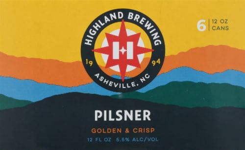Highland Brewing Company Pilsner Perspective: back