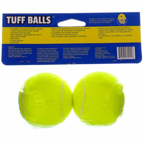 Petsport Tuff Ball 2.5" 2 pack Perspective: back