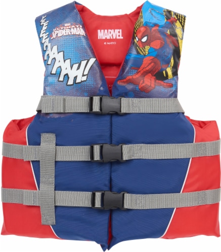 spiderman with blue vest