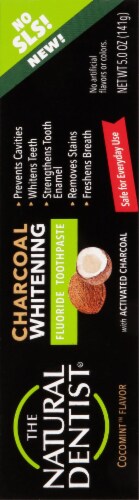 The Natural Dentist Charcoal Whitening Fluoride Toothpaste Perspective: back
