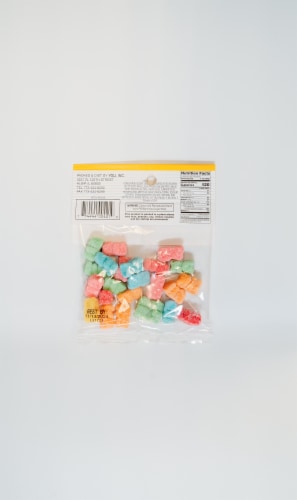 Mi Costenita Neon Bears Gummy Candy Bag Perspective: back