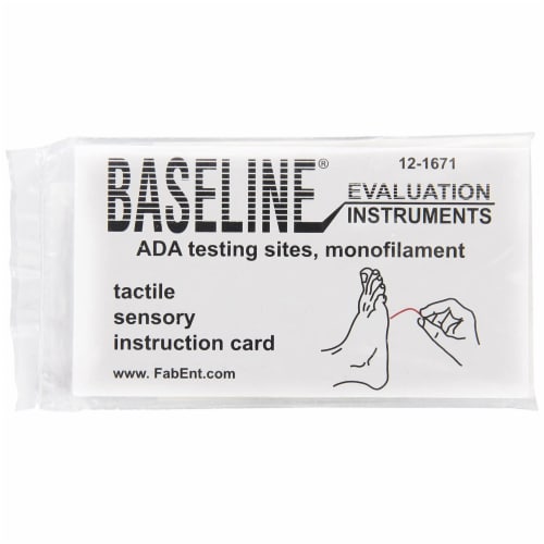 Baseline ADA Monofilament Sensory Test 40 per Box 12-1671-40 Perspective: back