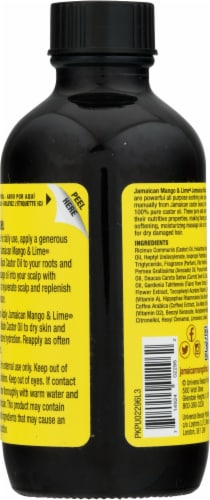 Jamaican Mango & Lime Black Castor Oil Perspective: back