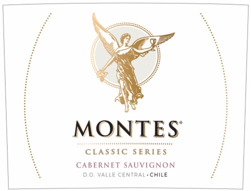Montes Twins Cabernet Sauvignon Chile Red Wine Perspective: back