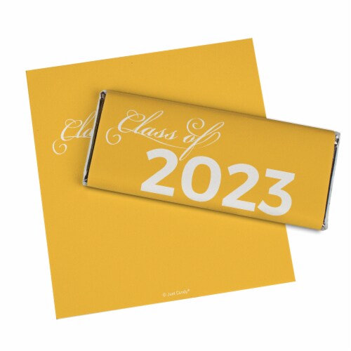 12ct Yellow Graduation Candy Party Favors Class of 2024 Hershey's
