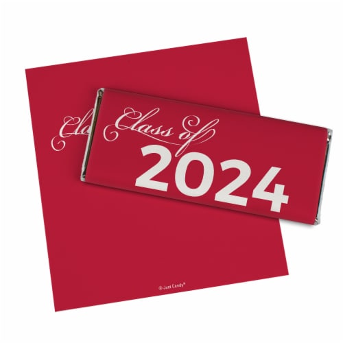 12ct Red Graduation Candy Party Favors Class of 2024 Hershey's