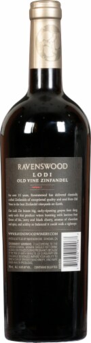 Ravenswood Lodi Zinfandel Red Wine Perspective: back