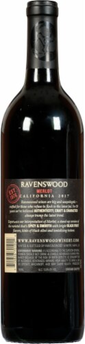 Ravenswood Vintners Blend Merlot Red Wine Perspective: back
