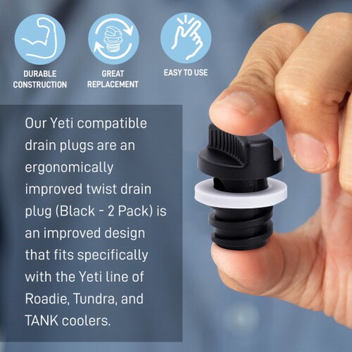 BEAST COOLER ACCESSORIES YETI 2-Pack Drain Plugs for All Tundra & ORCA  Coolers, Pack of 2 - Kroger