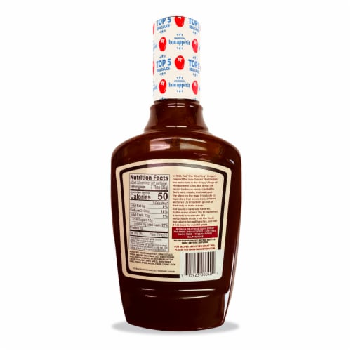 Montgomery Inn Sweet & Tangy Original BBQ Sauce Perspective: back