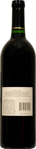 Frog's Leap Winery Cabernet Sauvignon Perspective: back