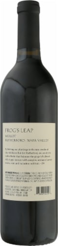 Frog's Leap Winery Napa Valley Merlot Perspective: back