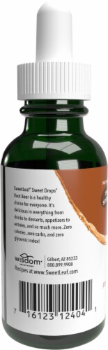 SweetLeaf Sweetener Sweet Drops Root Beer Liquid Stevia Perspective: back