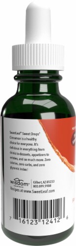 SweetLeaf® Liquid Stevia Sweet Drops™ Cinnamon Flavored Sweetener Perspective: back