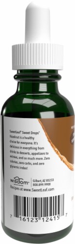 Sweet Leaf Sweet Drops Hazelnut Perspective: back