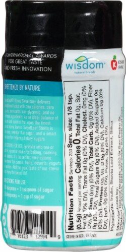 SweetLeaf® Sweetener Stevia Powder Perspective: back