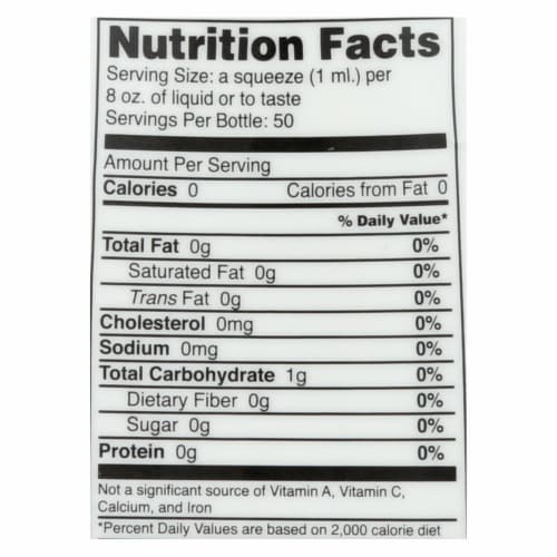 Sweetleaf Chocolate Sweet Drops - 1 Each - 1.7 OZ Perspective: back