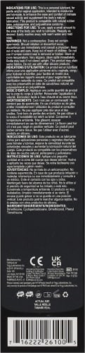 Wet® Platinum® Silicone Personal Lubricant Perspective: back