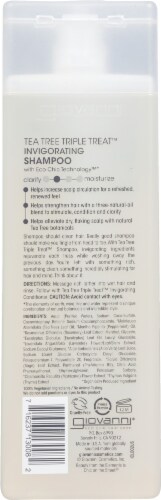 Giovanni Tea Tree Triple Treat Invigorating Shampoo Perspective: back