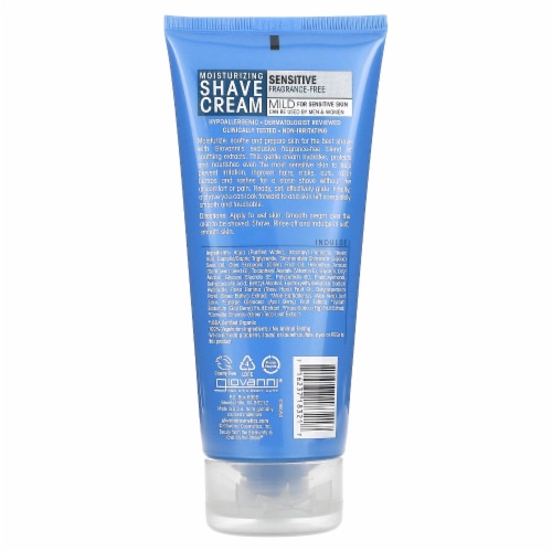 Giovanni Fragrance Free Shaving Cream Perspective: back