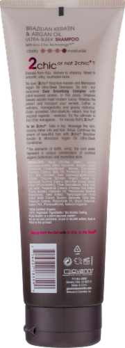 Giovanni® 2Chic® Brazilian Keratin & Argan Oil Ultra-Sleek Shampoo Perspective: back