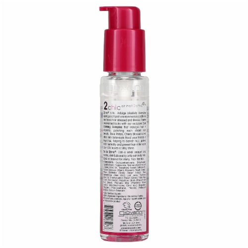 Giovanni 2chic Ultra-Luxurious Super Potion Silkening Hair Serum Cherry Blossom + Rose Perspective: back