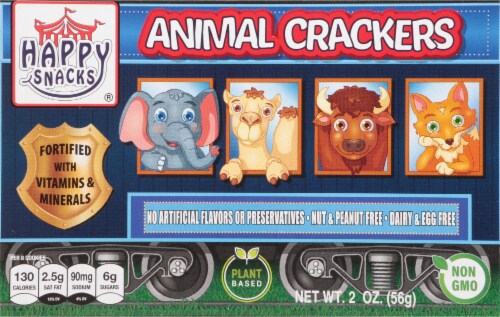 Happy Snacks® Circus Animal Crackers Perspective: back