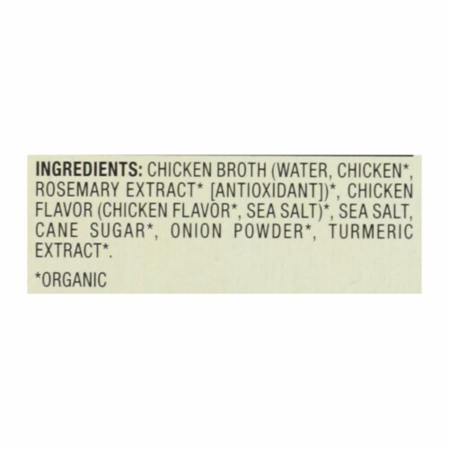 Pacific Natural Foods Chicken Broth - Free Range - Case of 6 - 8 Fl oz. Perspective: back